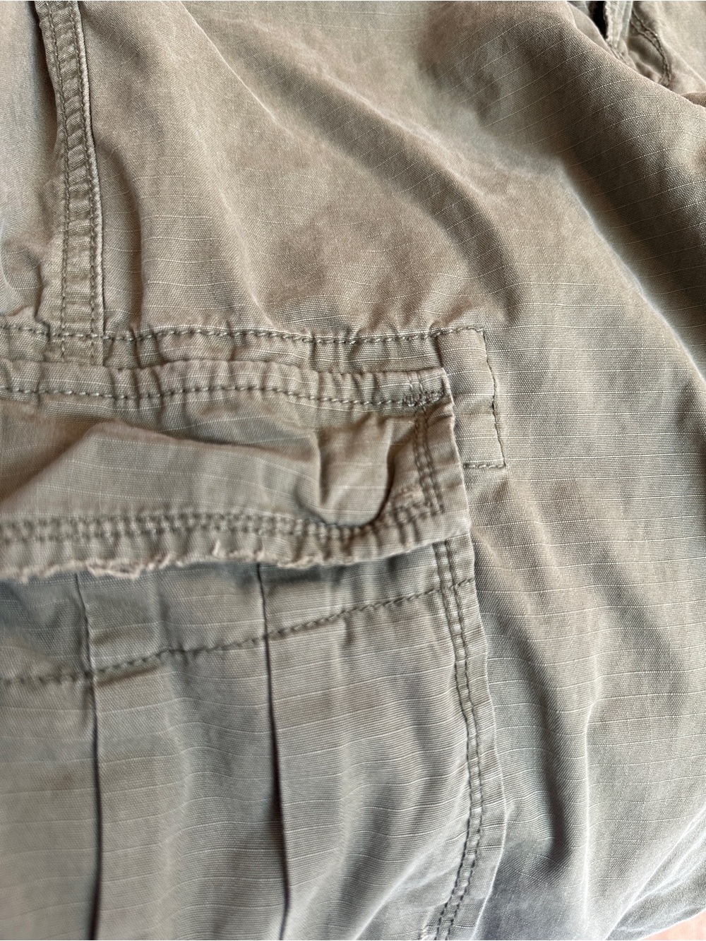 Lucky Brand Women Y2K 90s Dungarees Cargo Pants Green Sz 6/28 Reg Streetwear - Picture 5 of 12
